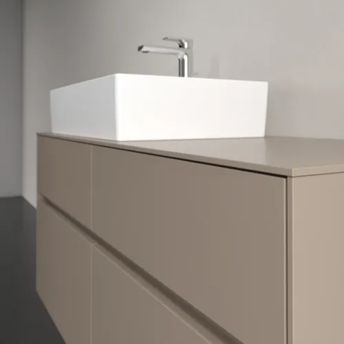Bild von VILLEROY BOCH Collaro Waschbeckenunterschrank, 4 Auszüge, 1200 x 548 x 500 mm, Taupe / Taupe #C12900VM