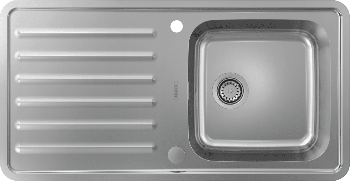 Bild von HANSGROHE S41 S4113-F400 Einbauspüle 400 mit Abtropffläche #43338800