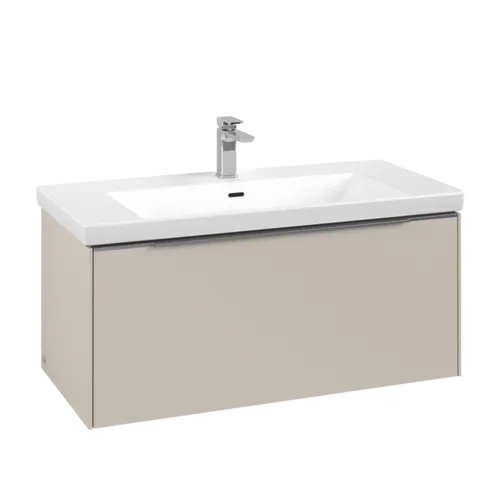Bild von VILLEROY BOCH Subway 3.0 Waschbeckenunterschrank, 1 Auszug, 973 x 429 x 478 mm, Cashmere Grey #C56900VN