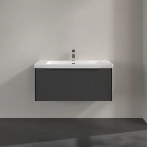 Bild von VILLEROY BOCH Subway 3.0 Waschbeckenunterschrank, 1 Auszug, 973 x 429 x 478 mm, Graphite #C56900VR