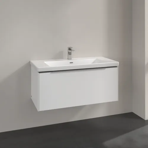 Bild von VILLEROY BOCH Subway 3.0 Waschbeckenunterschrank, 1 Auszug, 973 x 429 x 478 mm, Pure White #C56900VF