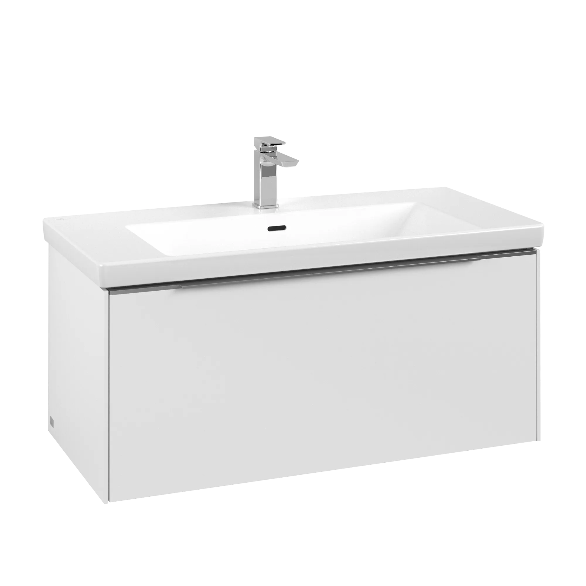 Bild von VILLEROY BOCH Subway 3.0 Waschbeckenunterschrank, 1 Auszug, 973 x 429 x 478 mm, Pure White #C56900VF