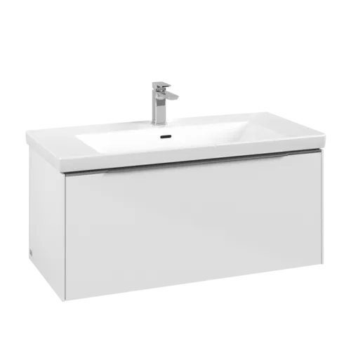 Bild von VILLEROY BOCH Subway 3.0 Waschbeckenunterschrank, 1 Auszug, 973 x 429 x 478 mm, Brilliant White #C56900VE