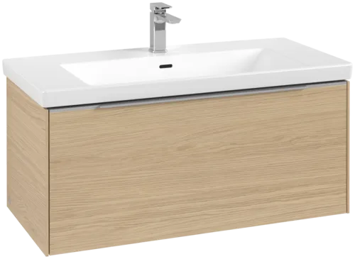 Bild von VILLEROY BOCH Subway 3.0 Waschbeckenunterschrank, 1 Auszug, 973 x 429 x 478 mm, Nordic Oak #C56900VJ