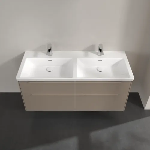 Bild von VILLEROY BOCH Subway 3.0 Waschbeckenunterschrank, 4 Auszüge, 1272 x 576 x 478 mm, Taupe #C56802VM