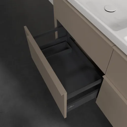 Bild von VILLEROY BOCH Subway 3.0 Waschbeckenunterschrank, 4 Auszüge, 1272 x 576 x 478 mm, Taupe #C56802VM