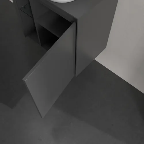Bild von VILLEROY BOCH Collaro Waschbeckenunterschrank, 1 Tür, 600 x 548 x 380 mm, Graphite / Graphite #C15100VR