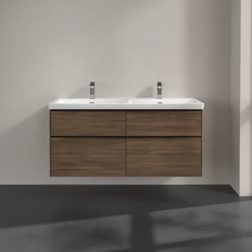 Bild von VILLEROY BOCH Subway 3.0 Waschbeckenunterschrank, 4 Auszüge, 1272 x 576 x 478 mm, Arizona Oak #C56801VH