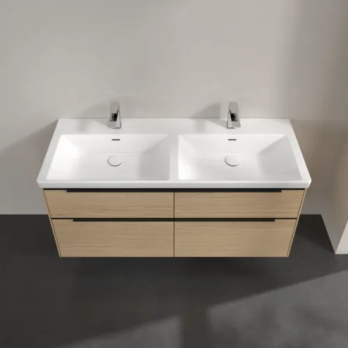 Bild von VILLEROY BOCH Subway 3.0 Waschbeckenunterschrank, 4 Auszüge, 1272 x 576 x 478 mm, Nordic Oak #C56801VJ