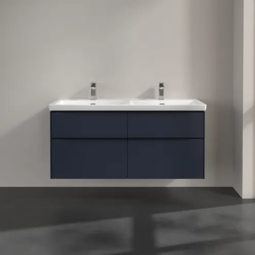 Bild von VILLEROY BOCH Subway 3.0 Waschbeckenunterschrank, 4 Auszüge, 1272 x 576 x 478 mm, Marine Blue #C56801VQ