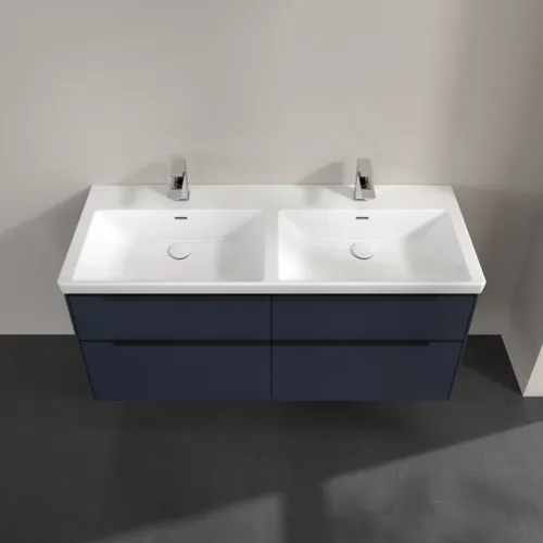 Bild von VILLEROY BOCH Subway 3.0 Waschbeckenunterschrank, 4 Auszüge, 1272 x 576 x 478 mm, Marine Blue #C56801VQ