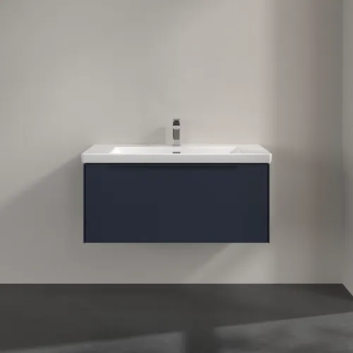 Bild von VILLEROY BOCH Subway 3.0 Waschbeckenunterschrank, 1 Auszug, 973 x 429 x 478 mm, Marine Blue #C56902VQ