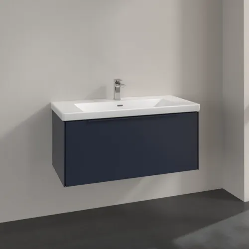 Bild von VILLEROY BOCH Subway 3.0 Waschbeckenunterschrank, 1 Auszug, 973 x 429 x 478 mm, Marine Blue #C56902VQ