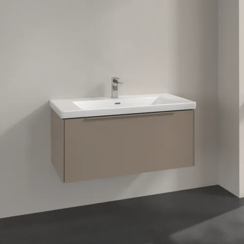 Bild von VILLEROY BOCH Subway 3.0 Waschbeckenunterschrank, 1 Auszug, 973 x 429 x 478 mm, Taupe #C56902VM