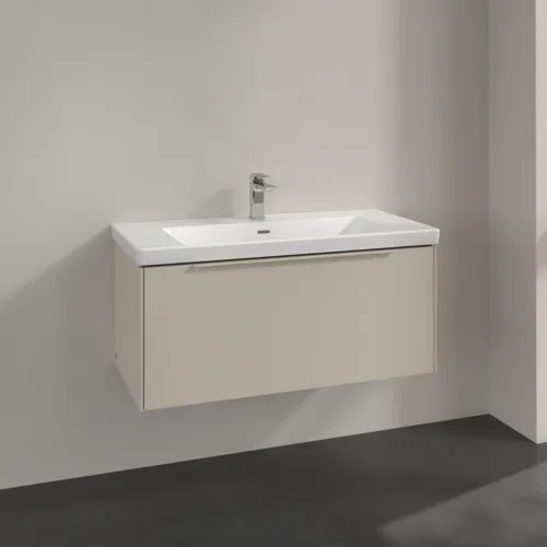 Bild von VILLEROY BOCH Subway 3.0 Waschbeckenunterschrank, 1 Auszug, 973 x 429 x 478 mm, Cashmere Grey #C56902VN