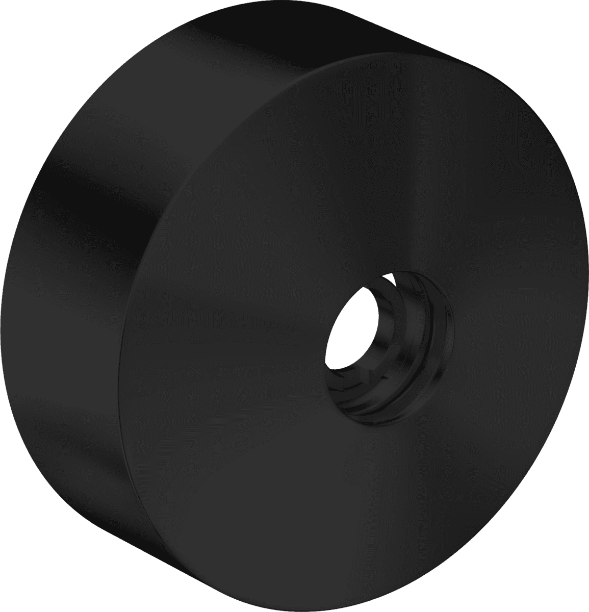 Bild von HANSGROHE AXOR One Verlängerungsrosette #13610670 - Mattschwarz