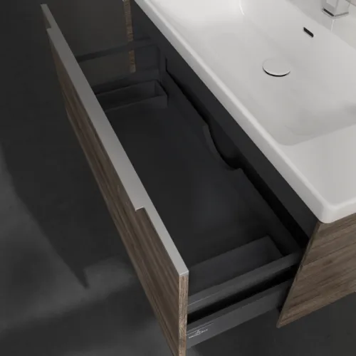 Bild von VILLEROY BOCH Subway 3.0 Waschbeckenunterschrank, 1 Auszug, 973 x 429 x 478 mm, Stone Oak #C56900RK