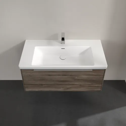 Bild von VILLEROY BOCH Subway 3.0 Waschbeckenunterschrank, 1 Auszug, 973 x 429 x 478 mm, Stone Oak #C56900RK