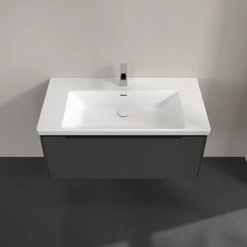 Bild von VILLEROY BOCH Subway 3.0 Waschbeckenunterschrank, 1 Auszug, 973 x 429 x 478 mm, Graphite #C56901VR