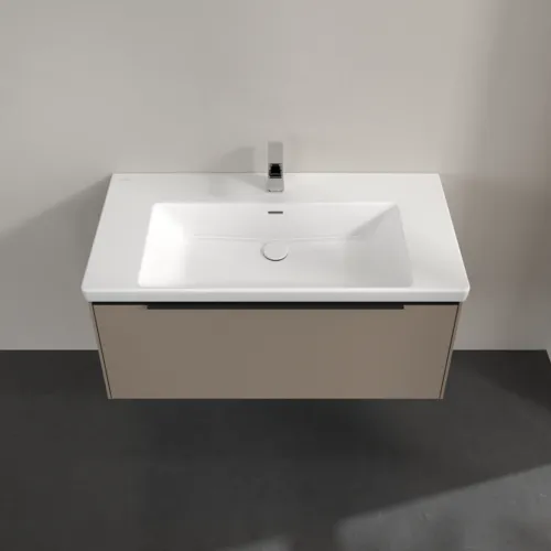 Bild von VILLEROY BOCH Subway 3.0 Waschbeckenunterschrank, 1 Auszug, 973 x 429 x 478 mm, Taupe #C56901VM