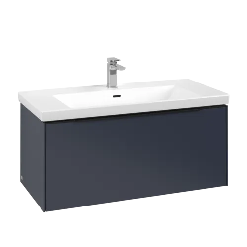 Bild von VILLEROY BOCH Subway 3.0 Waschbeckenunterschrank, 1 Auszug, 973 x 429 x 478 mm, Marine Blue #C56901VQ