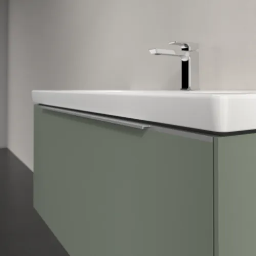 Bild von VILLEROY BOCH Subway 3.0 Waschbeckenunterschrank, mit Beleuchtung, 1 Auszug, 973 x 429 x 478 mm, Soft Green #C569L0AF