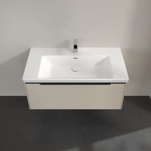 Bild von VILLEROY BOCH Subway 3.0 Waschbeckenunterschrank, 1 Auszug, 973 x 429 x 478 mm, Cashmere Grey #C56901VN