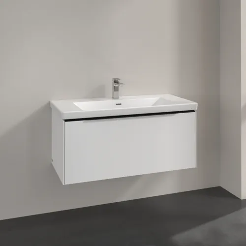 Bild von VILLEROY BOCH Subway 3.0 Waschbeckenunterschrank, 1 Auszug, 973 x 429 x 478 mm, Pure White #C56901VF
