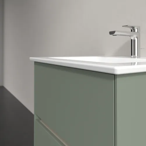 Bild von VILLEROY BOCH Collaro Waschbeckenunterschrank, mit Beleuchtung, 2 Auszüge, 561 x 610 x 480 mm, Soft Green #C142B0AF