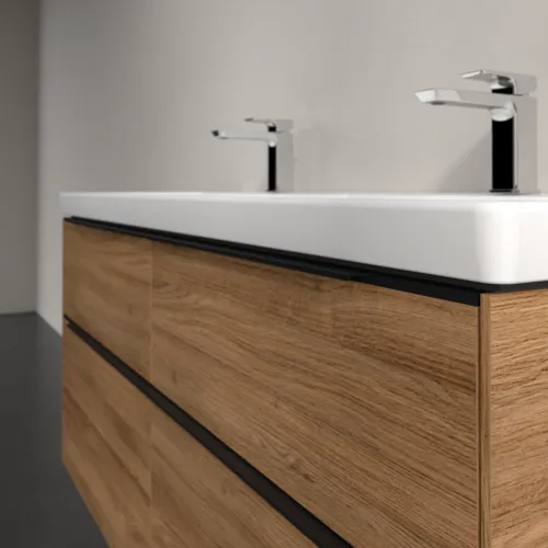 Bild von VILLEROY BOCH Subway 3.0 Waschbeckenunterschrank, 4 Auszüge, 1272 x 576 x 478 mm, Kansas Oak #C56801RH