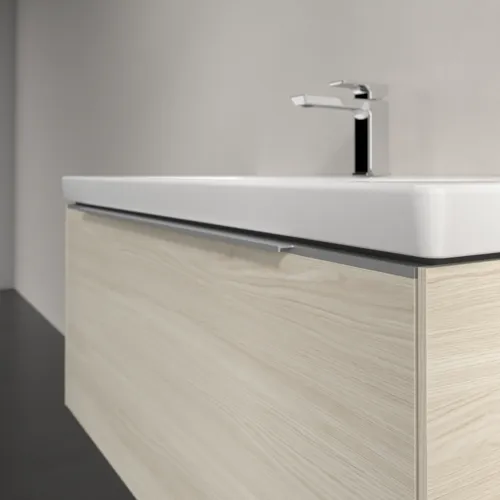 Bild von VILLEROY BOCH Subway 3.0 Waschbeckenunterschrank, mit Beleuchtung, 1 Auszug, 973 x 429 x 478 mm, White Oak #C569L0AA