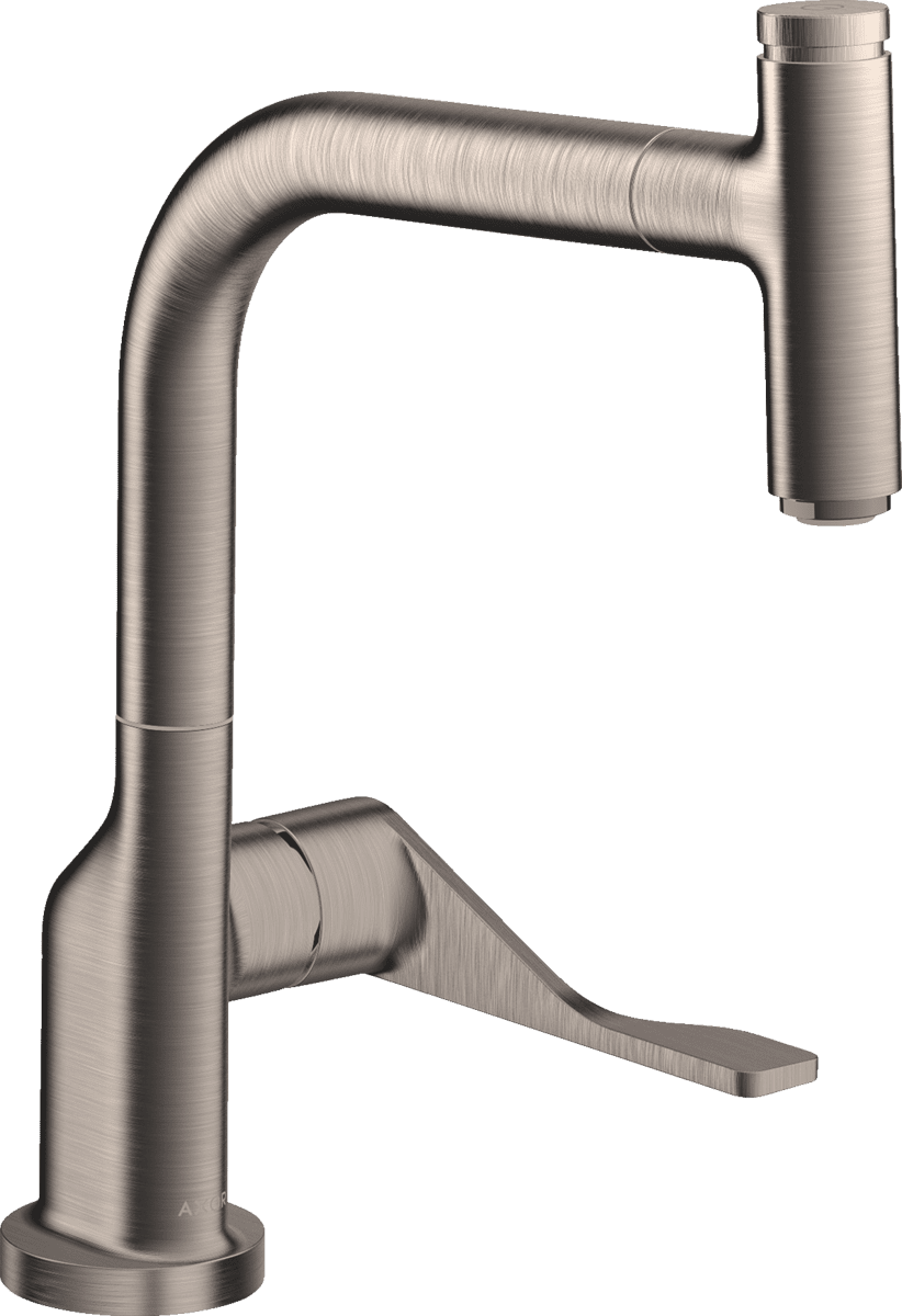 Bild von HANSGROHE AXOR Citterio Einhebel-Küchenmischer Select 230 mit Ausziehauslauf #39861800 - Edelstahl Finish