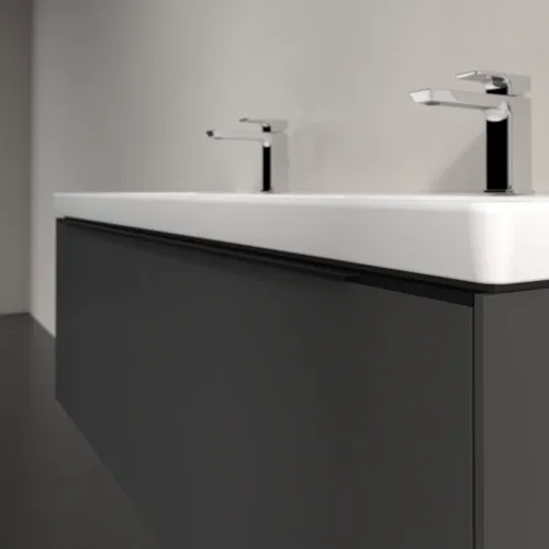 Bild von VILLEROY BOCH Subway 3.0 Waschbeckenunterschrank, 2 Auszüge, 1272 x 429 x 478 mm, Graphite #C56701VR