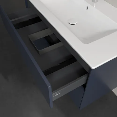 Bild von VILLEROY BOCH Collaro Waschbeckenunterschrank, 2 Auszüge, 961 x 610 x 480 mm, Marine Blue #C14500VQ