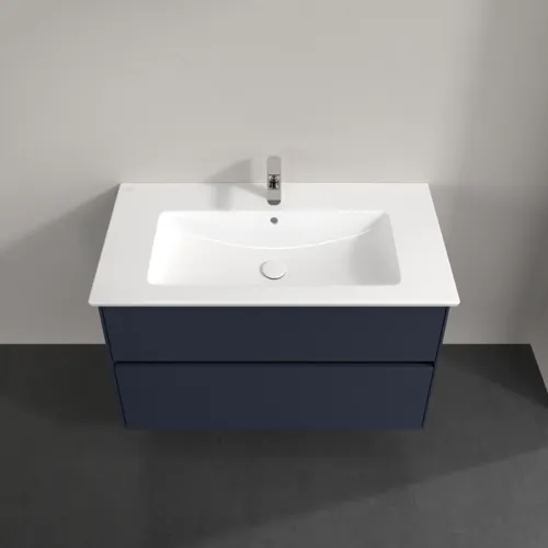 Bild von VILLEROY BOCH Collaro Waschbeckenunterschrank, 2 Auszüge, 961 x 610 x 480 mm, Marine Blue #C14500VQ