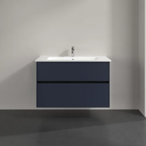 Bild von VILLEROY BOCH Collaro Waschbeckenunterschrank, 2 Auszüge, 961 x 610 x 480 mm, Marine Blue #C14500VQ