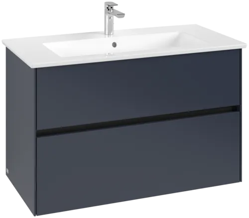 Bild von VILLEROY BOCH Collaro Waschbeckenunterschrank, 2 Auszüge, 961 x 610 x 480 mm, Marine Blue #C14500VQ