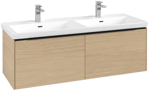 Bild von VILLEROY BOCH Subway 3.0 Waschbeckenunterschrank, 2 Auszüge, 1272 x 429 x 478 mm, Nordic Oak #C56701VJ