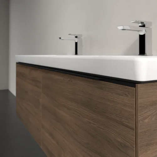 Bild von VILLEROY BOCH Subway 3.0 Waschbeckenunterschrank, 2 Auszüge, 1272 x 429 x 478 mm, Arizona Oak #C56701VH