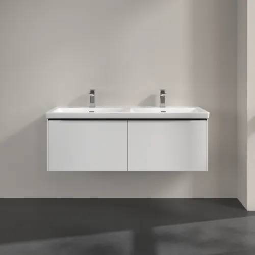 Bild von VILLEROY BOCH Subway 3.0 Waschbeckenunterschrank, 2 Auszüge, 1272 x 429 x 478 mm, Pure White #C56701VF