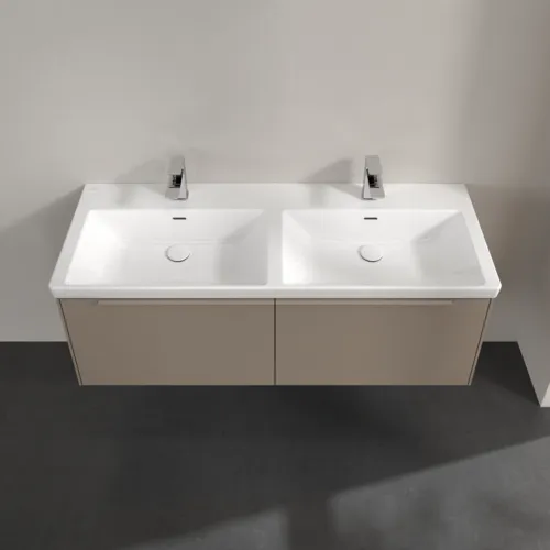Bild von VILLEROY BOCH Subway 3.0 Waschbeckenunterschrank, 2 Auszüge, 1272 x 429 x 478 mm, Taupe #C56702VM