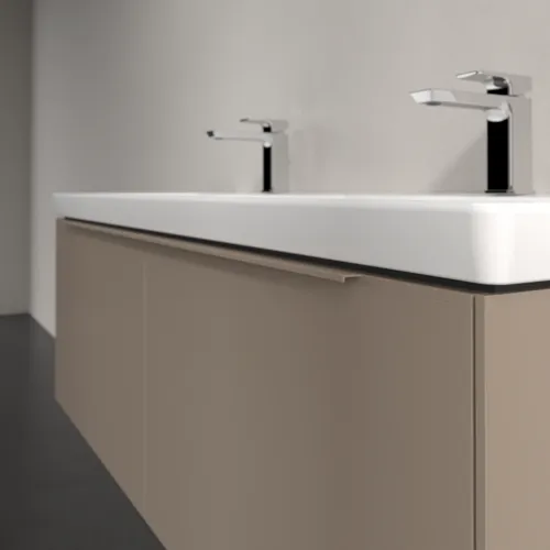 Bild von VILLEROY BOCH Subway 3.0 Waschbeckenunterschrank, 2 Auszüge, 1272 x 429 x 478 mm, Taupe #C56702VM