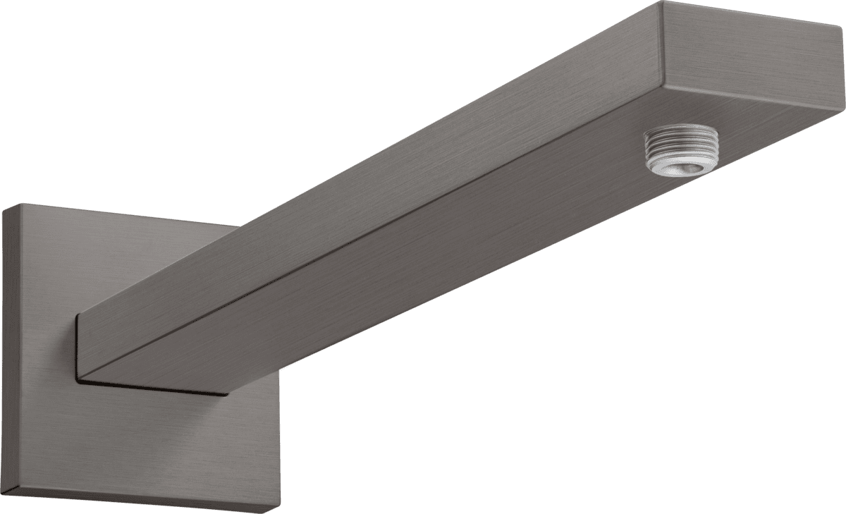 Bild von HANSGROHE Brausearm E 39 cm mit rechteckigem Schaft #27694340 - Brushed Black Chrome