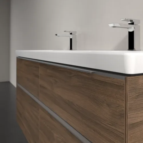 Bild von VILLEROY BOCH Subway 3.0 Waschbeckenunterschrank, 4 Auszüge, 1272 x 576 x 478 mm, Arizona Oak #C56800VH