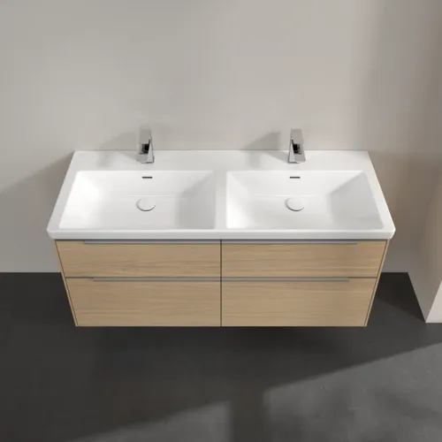 Bild von VILLEROY BOCH Subway 3.0 Waschbeckenunterschrank, 4 Auszüge, 1272 x 576 x 478 mm, Nordic Oak #C56800VJ