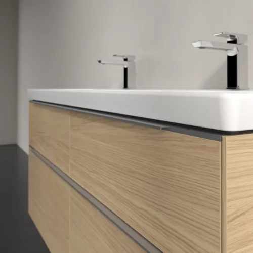Bild von VILLEROY BOCH Subway 3.0 Waschbeckenunterschrank, 4 Auszüge, 1272 x 576 x 478 mm, Nordic Oak #C56800VJ
