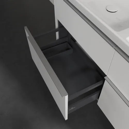 Bild von VILLEROY BOCH Subway 3.0 Waschbeckenunterschrank, 4 Auszüge, 1272 x 576 x 478 mm, Pure White #C56800VF