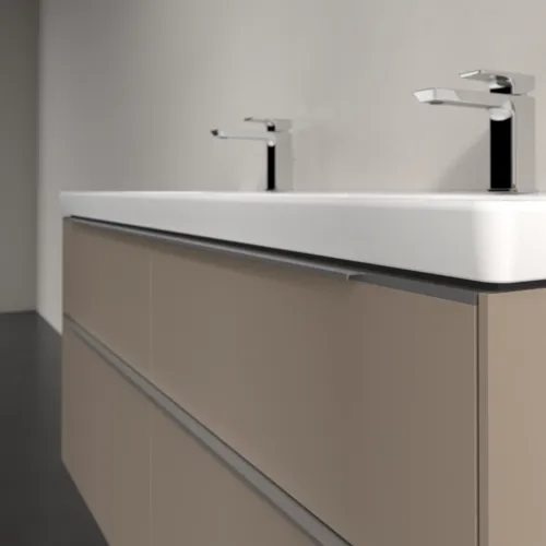 Bild von VILLEROY BOCH Subway 3.0 Waschbeckenunterschrank, 4 Auszüge, 1272 x 576 x 478 mm, Taupe #C56800VM