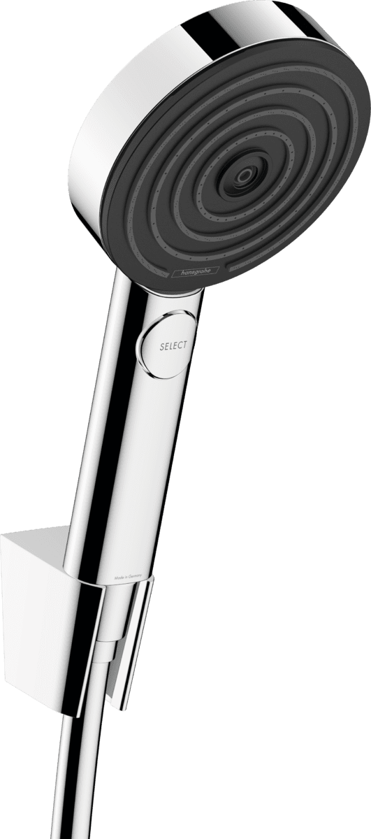 Bild von HANSGROHE Pulsify Select S Brausehalterset 105 3jet Relaxation mit Brauseschlauch 160 cm #24303000 - Chrom