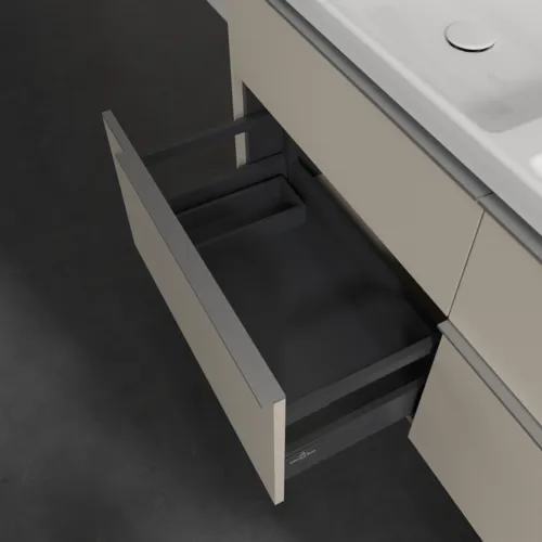 Bild von VILLEROY BOCH Subway 3.0 Waschbeckenunterschrank, 4 Auszüge, 1272 x 576 x 478 mm, Cashmere Grey #C56800VN
